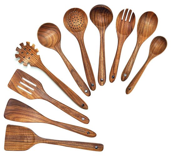 Teak Wooden Spoons